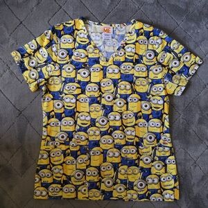 Minions Scrub Top